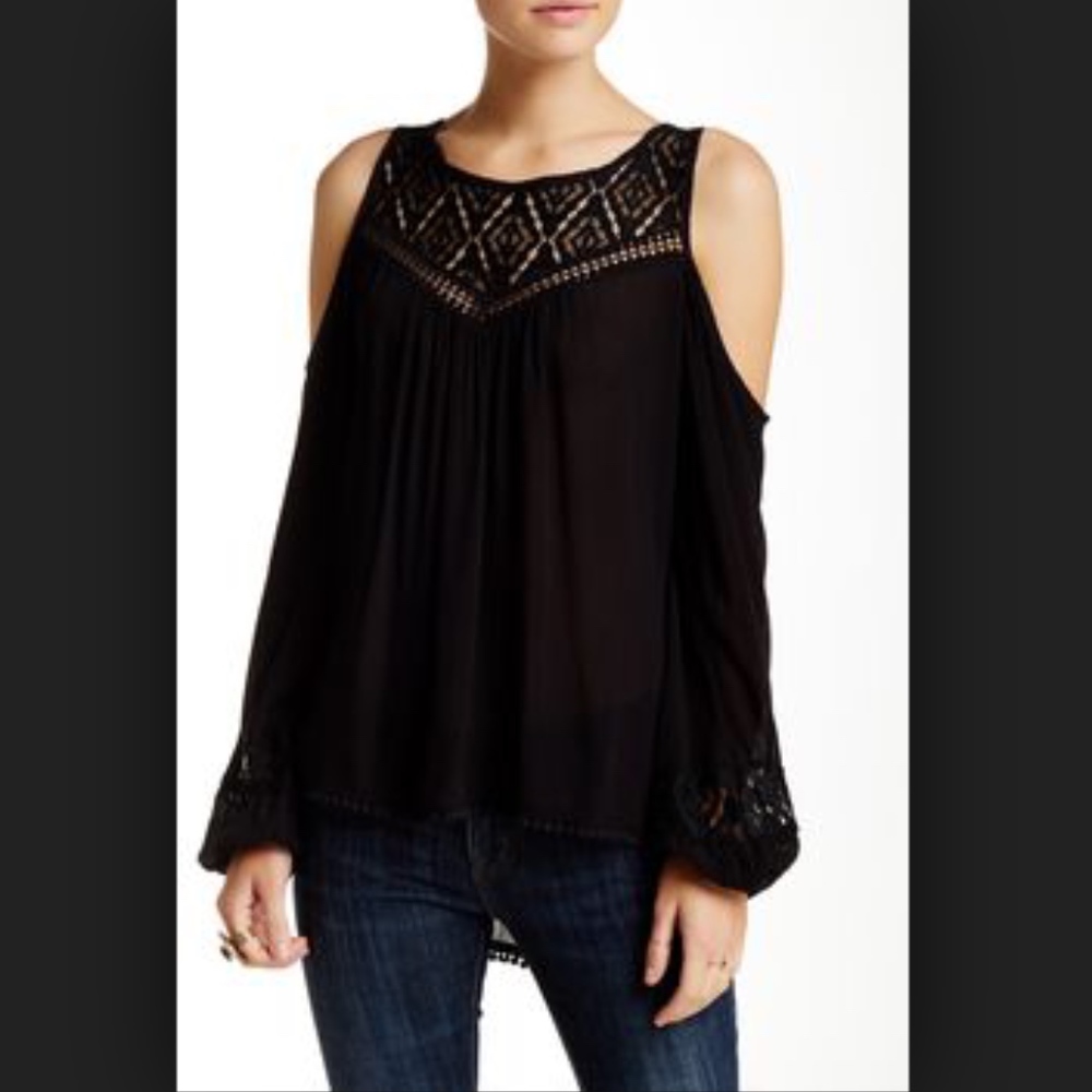 Black lace top